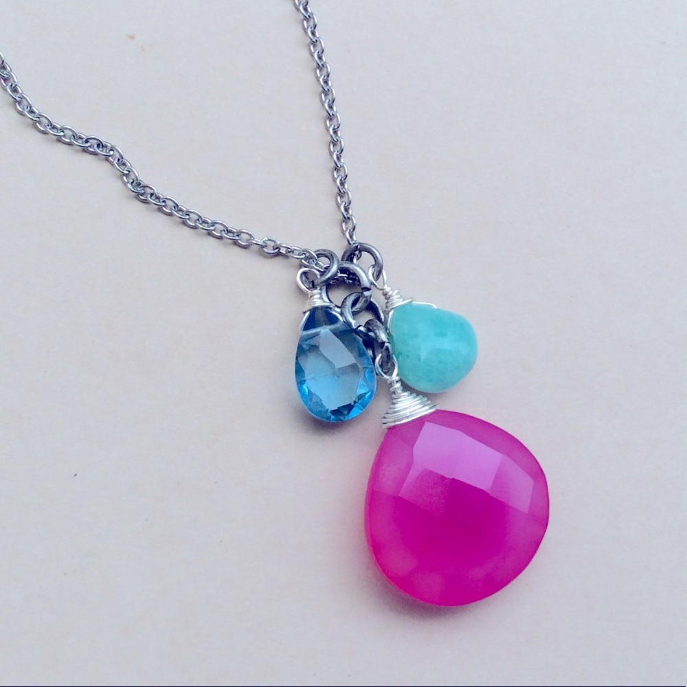 Sundance Charm Silver Necklace